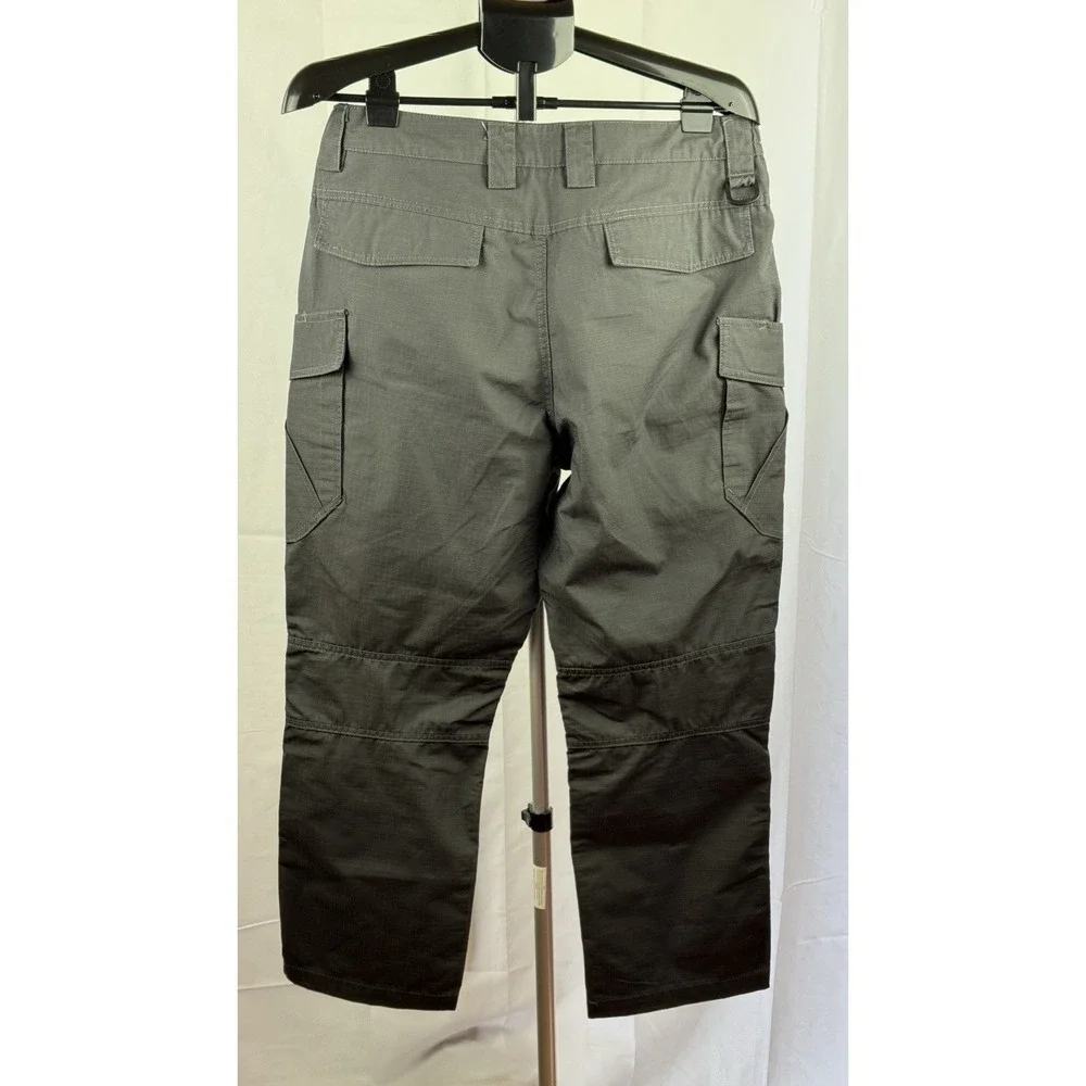 Free Soldier Cargo Pants 34x28 Tactical Ripstop‎ Gray Outdoor Hiking